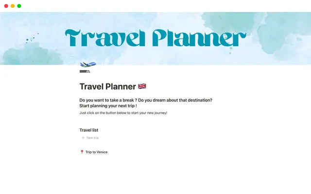 Travel Planner